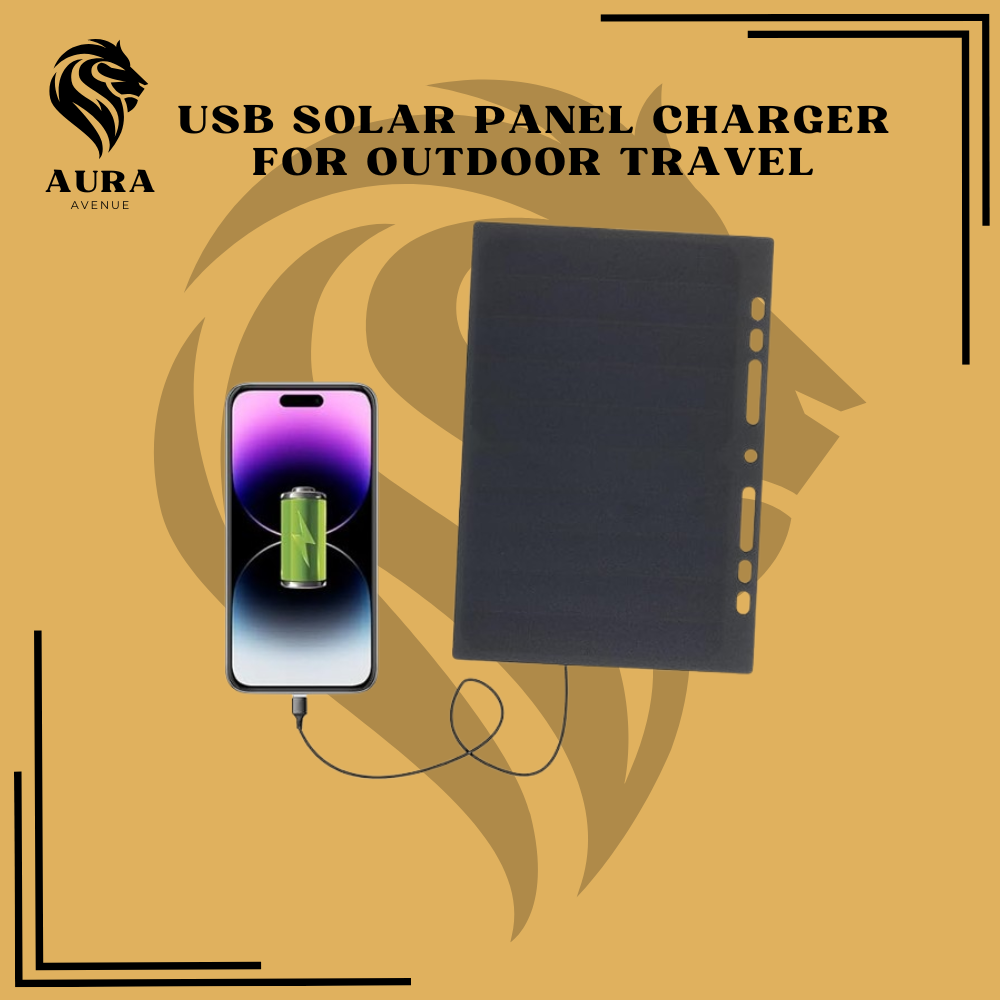 USB Solar Panel Charger for Outdoor Travel