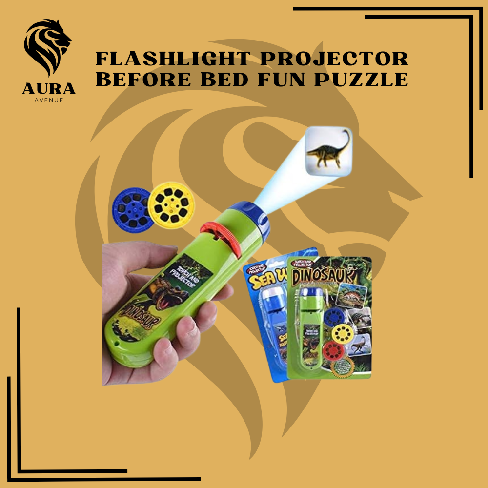 Flashlight Projector Before Bed Fun Puzzle