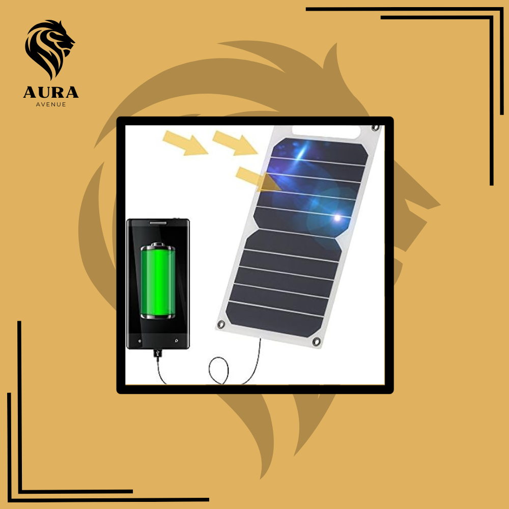 USB Solar Panel Charger for Outdoor Travel